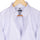 Luthai Blue Stripes on White Twill Button Down 2 Ply Giza Cotton Shirt