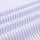 Luthai Blue Stripes on White Twill Button Down 2 Ply Giza Cotton Shirt