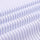 Luthai Blue Stripes on White Twill Button Down 2 Ply Giza Cotton Shirt