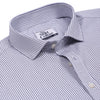 Luthai Premium White Grid Checks 2 Ply Giza Cotton Regular Fit Shirt