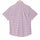 White Red Tattersall Checks Half Sleeves Cotton Shirt