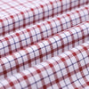 White Red Tattersall Checks Half Sleeves Cotton Shirt