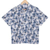 Coconut Tree Print Cuban Collar Beach half Sleeve Shirt