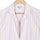 Sand Stripes on White Half Sleeve Linen Cuban Collar Shirt