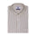 Almond Brown Candy Stripe Cotton Shirt
