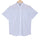 Fog Blue Gingham Regular Fit Half Sleeves Cotton Shirt for Men