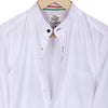 India Formal White Oxford Mandarin Collar Cotton Shirt