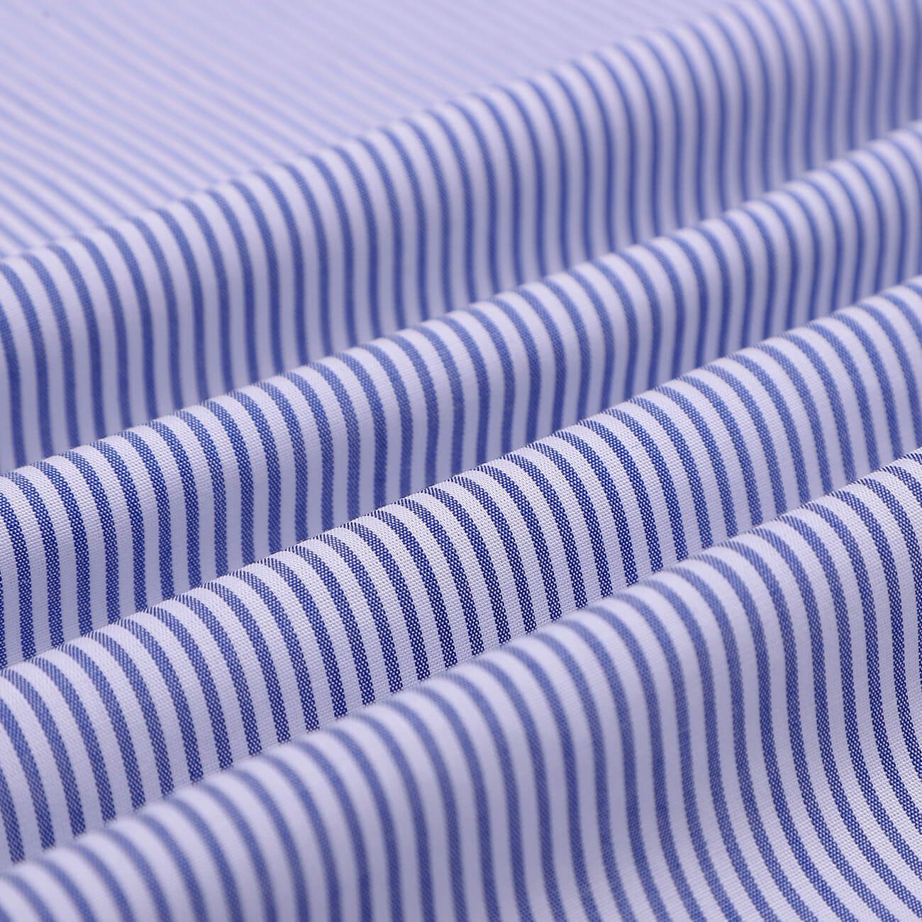 Royal Blue Regent Stripe 2 Ply Giza Cotton Premium Shirt