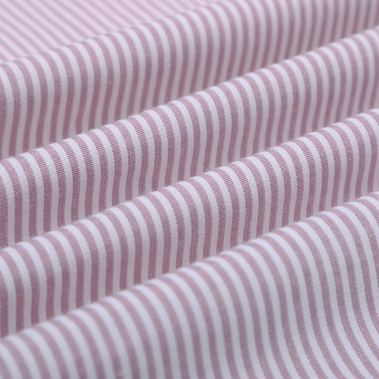 Light Violet Stripes Regular Fit Cotton Shirt
